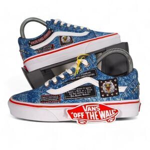 Vans‎ x Cobra Kai Old Skool 'Eagle Fang Karate' Skate Shoes Women's 6